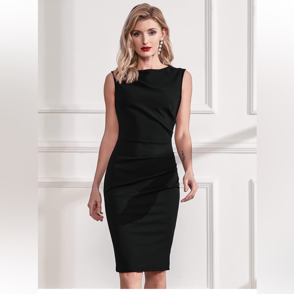 NEW with tag Miusol black work wear pencil dress